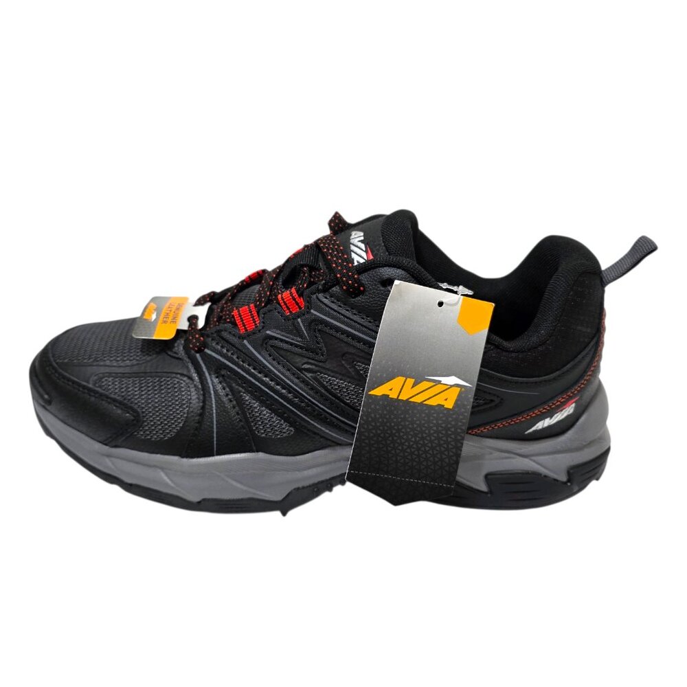 Avia Mens Talus Athletic Walking Rugged Trail Sneakers Shoes Size 10.5-13 Black